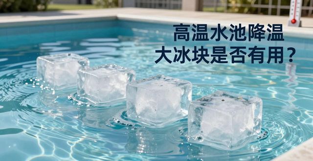 大冰块游泳池降温效果_鹤壁高温水池降温大冰块_冰块降温实际应用分析